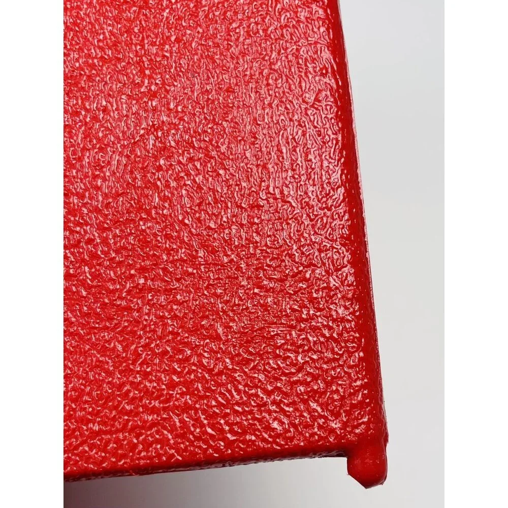 VTG 1980s LEGO Red Hard Plastic Carrying Case w/ 3+ lbs Bricks & Figures *READ*